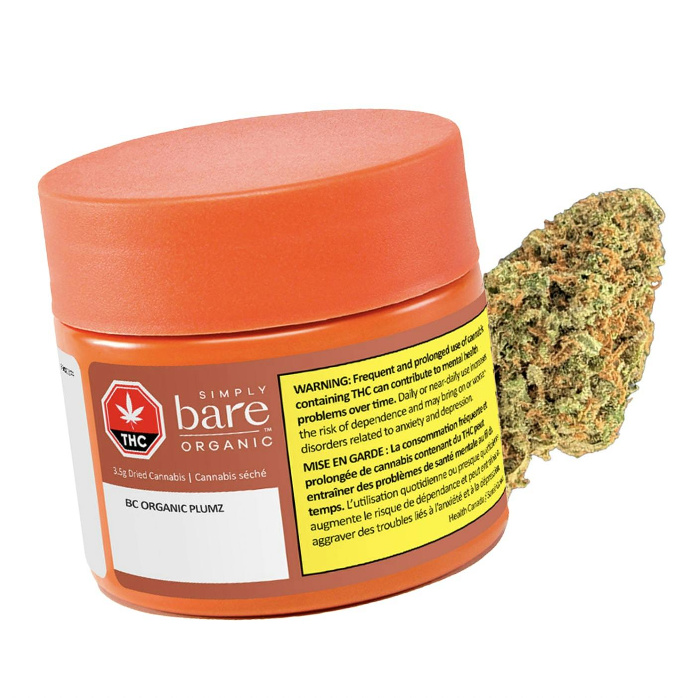 BC Organic Plumz 3.5g Dried Flower by Simply Bare Organic