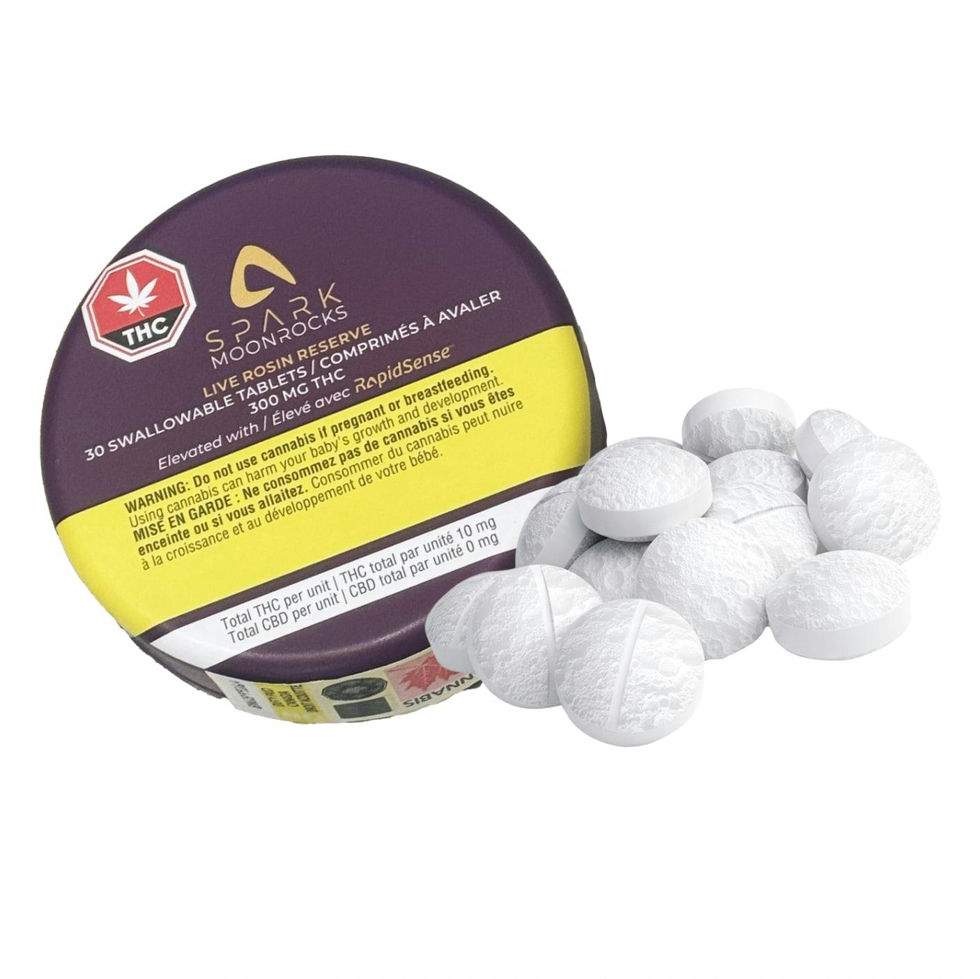 SPARK THC Moonrocks - Live Rosin Reserve capsules x30
