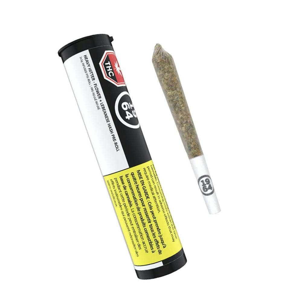Heavy Hitter Flower & Lebanese Hash Infused Pre-Roll 1x1g by 1964