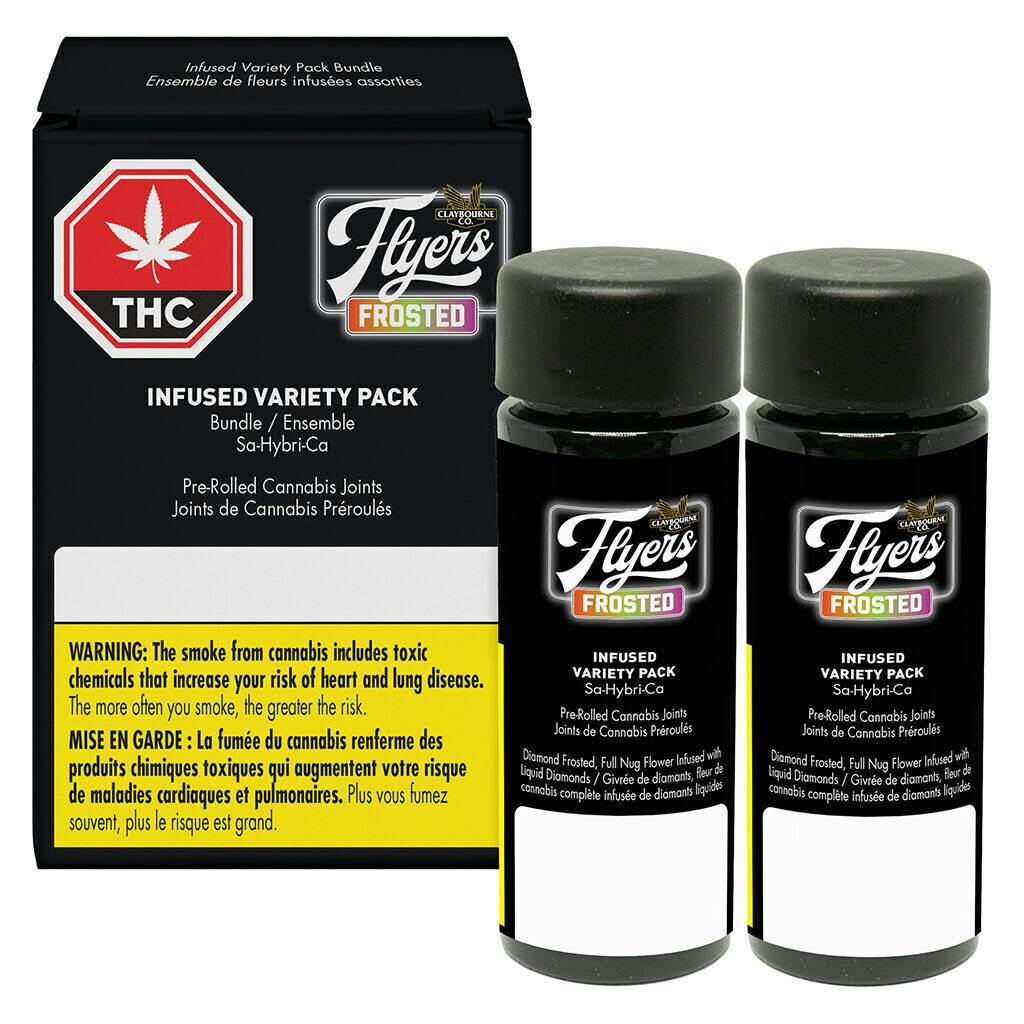Flyers Frosted Infused Variety Pack Bundle 10x0.5g