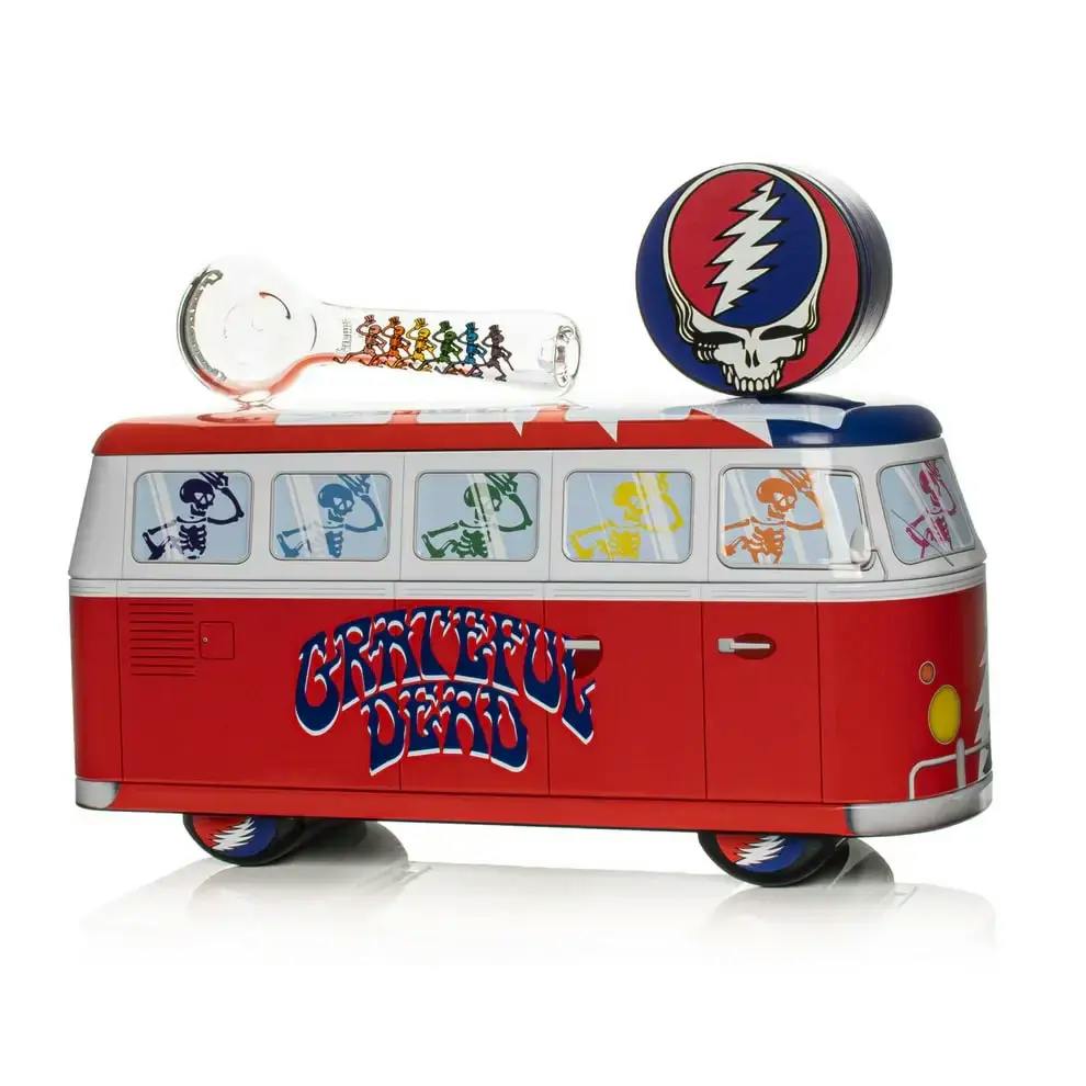 Grateful Dead Dancing Skeleton Collectible Bus Set (Pipe + Grinder)