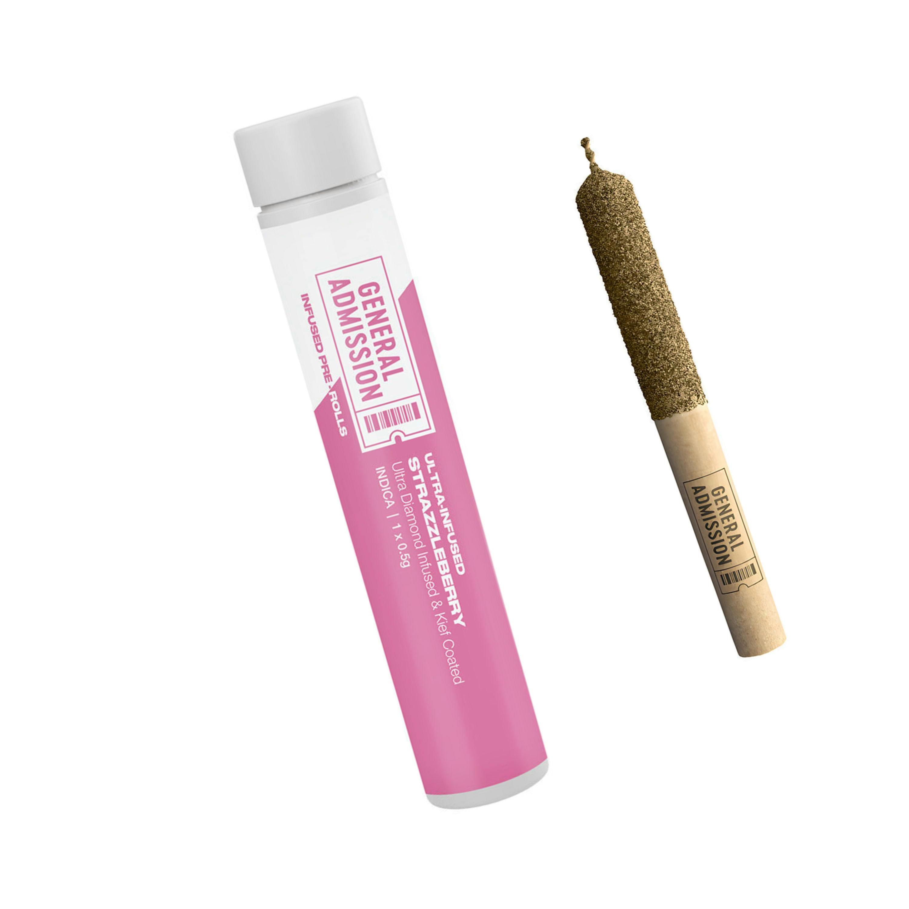 Strazzleberry Diamond Infused Pre-Roll 1x0.5g [General Admission]