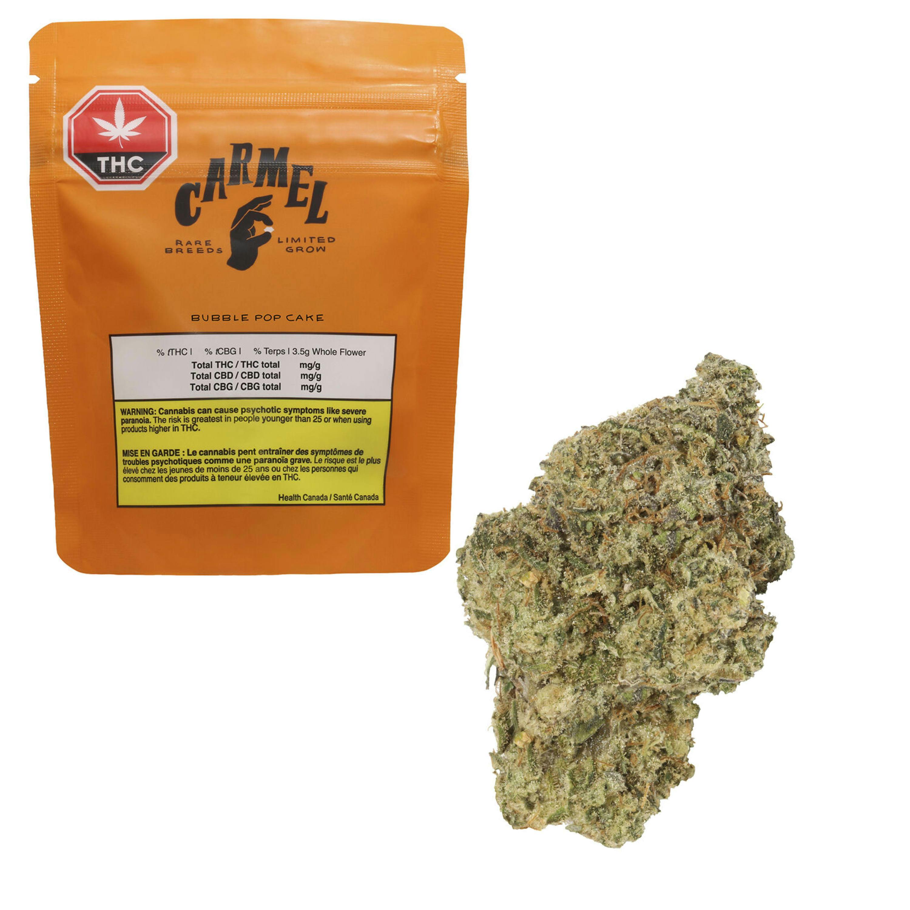 Bubble Pop Cake 3.5g Dried Flower by Carmel