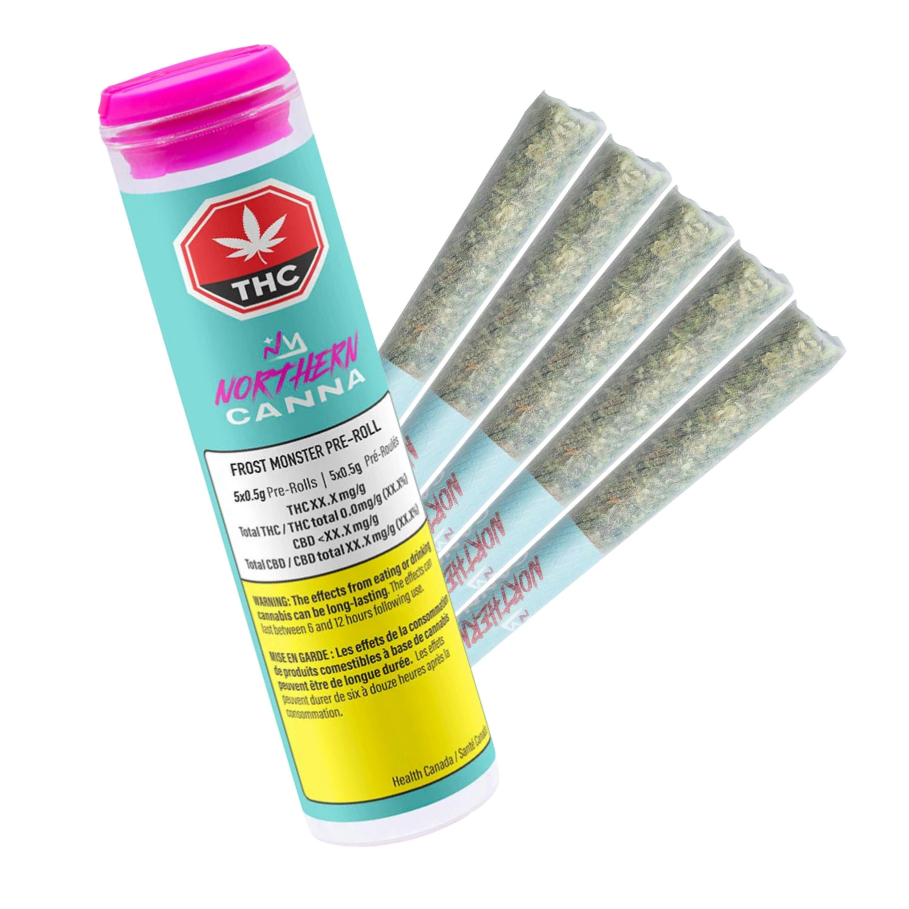 Frost Monster Pre-Rolls 5x0.5g [Northern Canna]