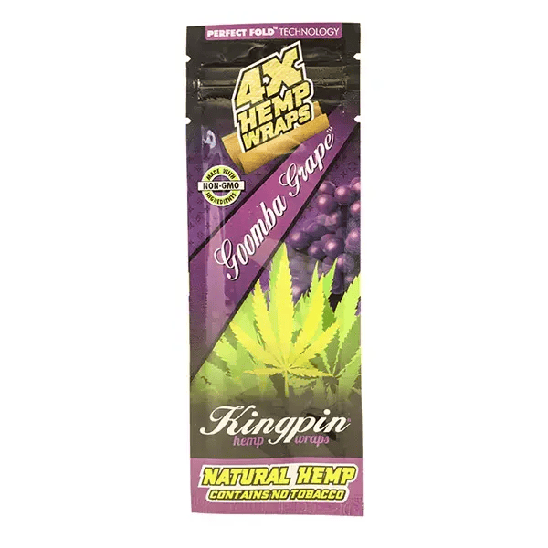 KINGPIN GOOMBA GRAPE - PURPLE HEMP WRAPS