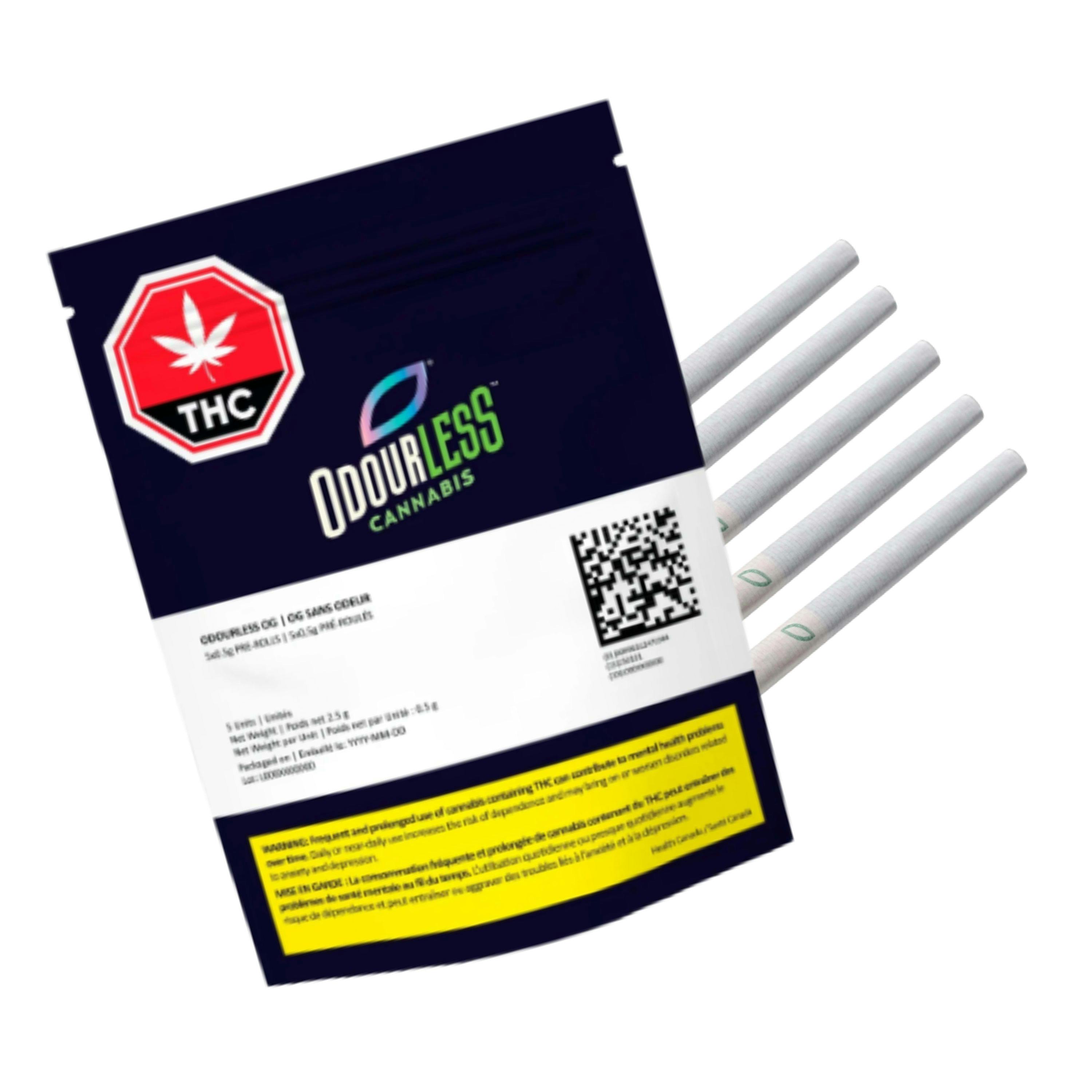 Odourless OG Pre-Rolls 5x0.5g [Odourless Cannabis]