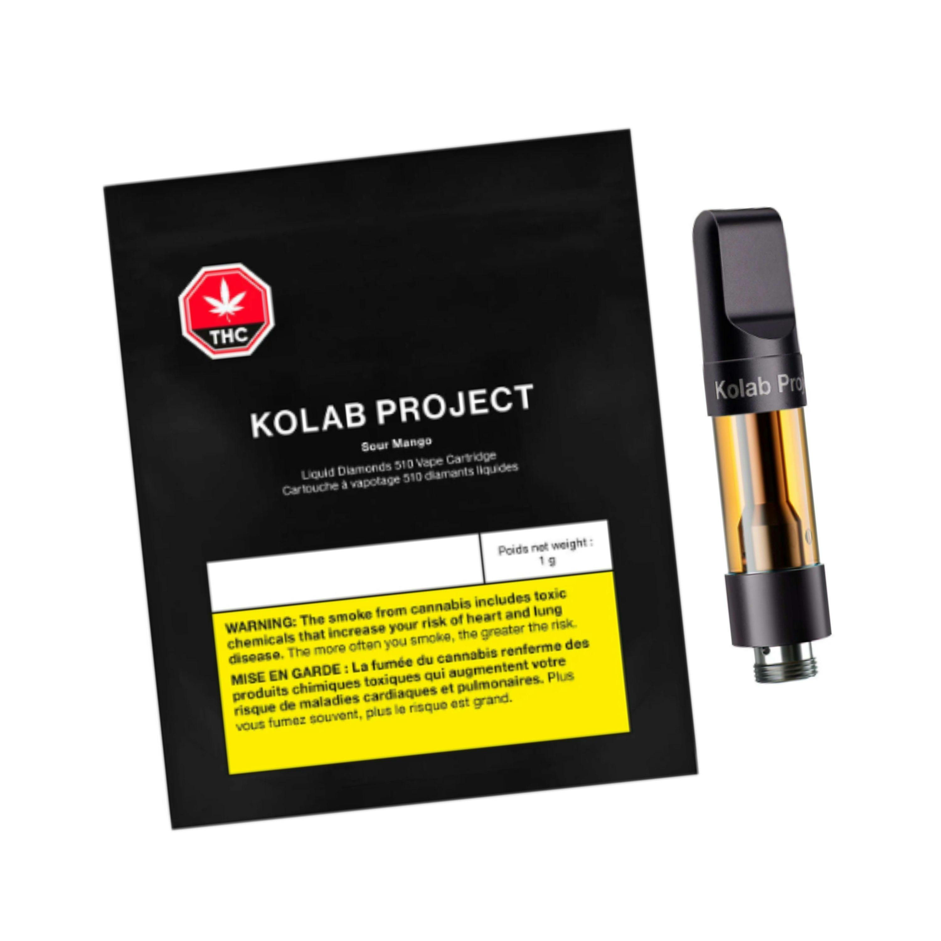 Sour Mango Liquid Diamonds 510 Thread Cartridge 1g [Kolab]