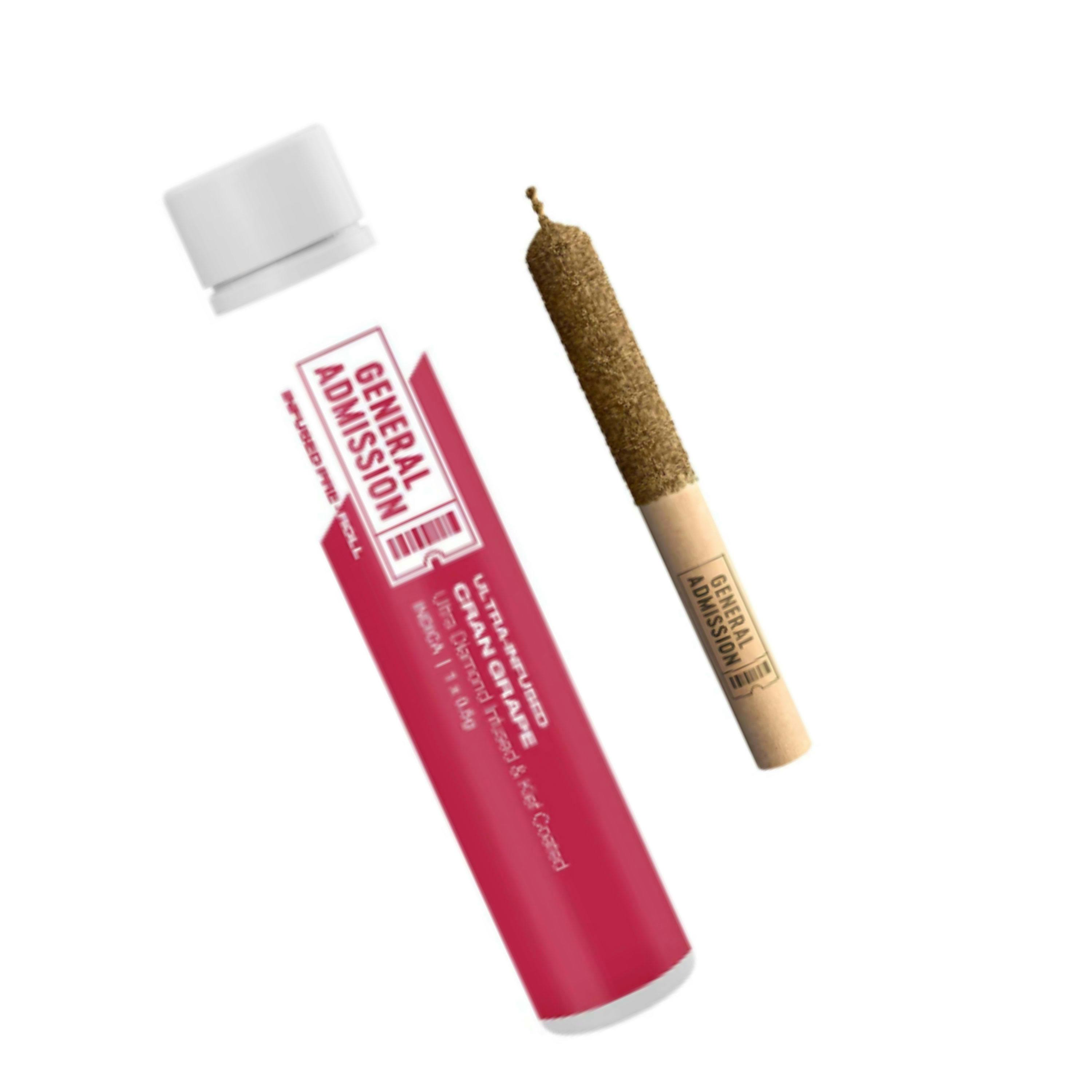 Cran Grape Diamond Infused Pre-Roll 1x0.5g [General Admission]