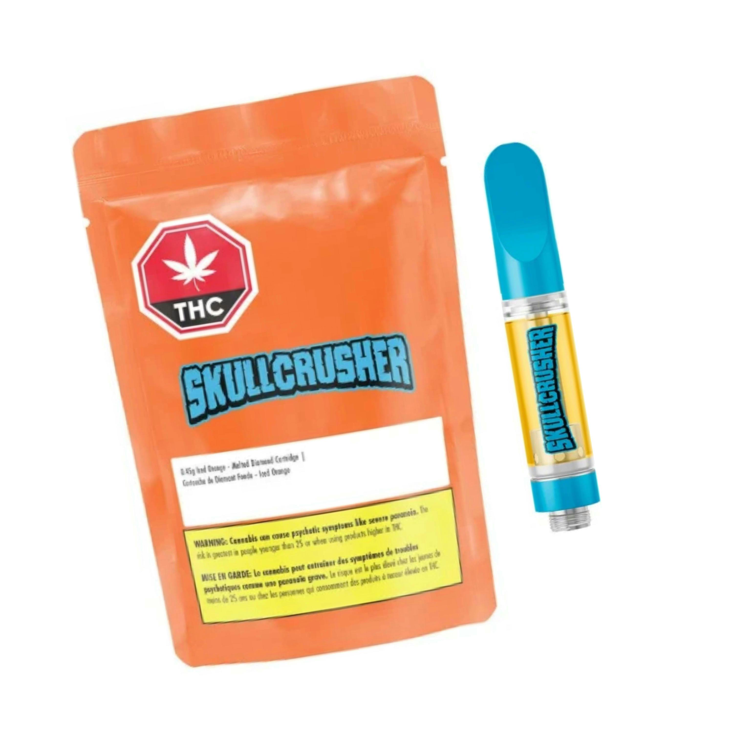Iced Orange - Melted Diamond 510 Thread Cartridge 0.45g [Skullcrusher by RAD]