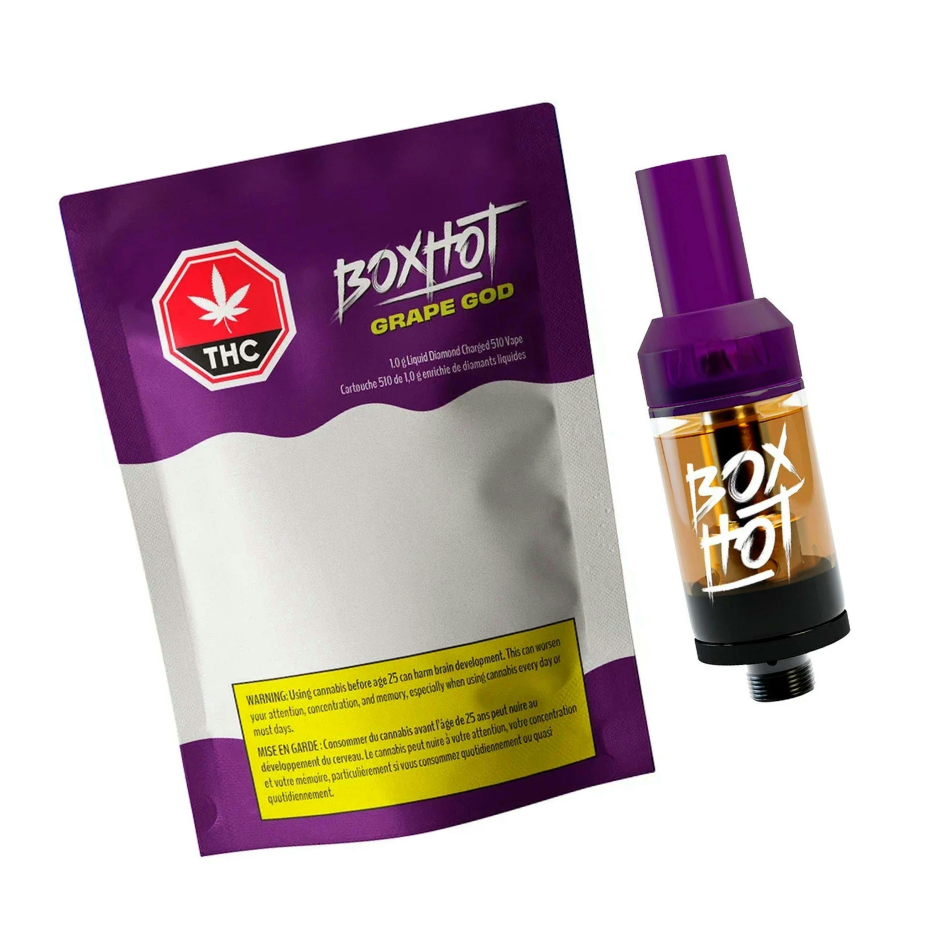 Grape God Liquid Diamond Charged 510 Thread Cartridge 1g [Boxhot]