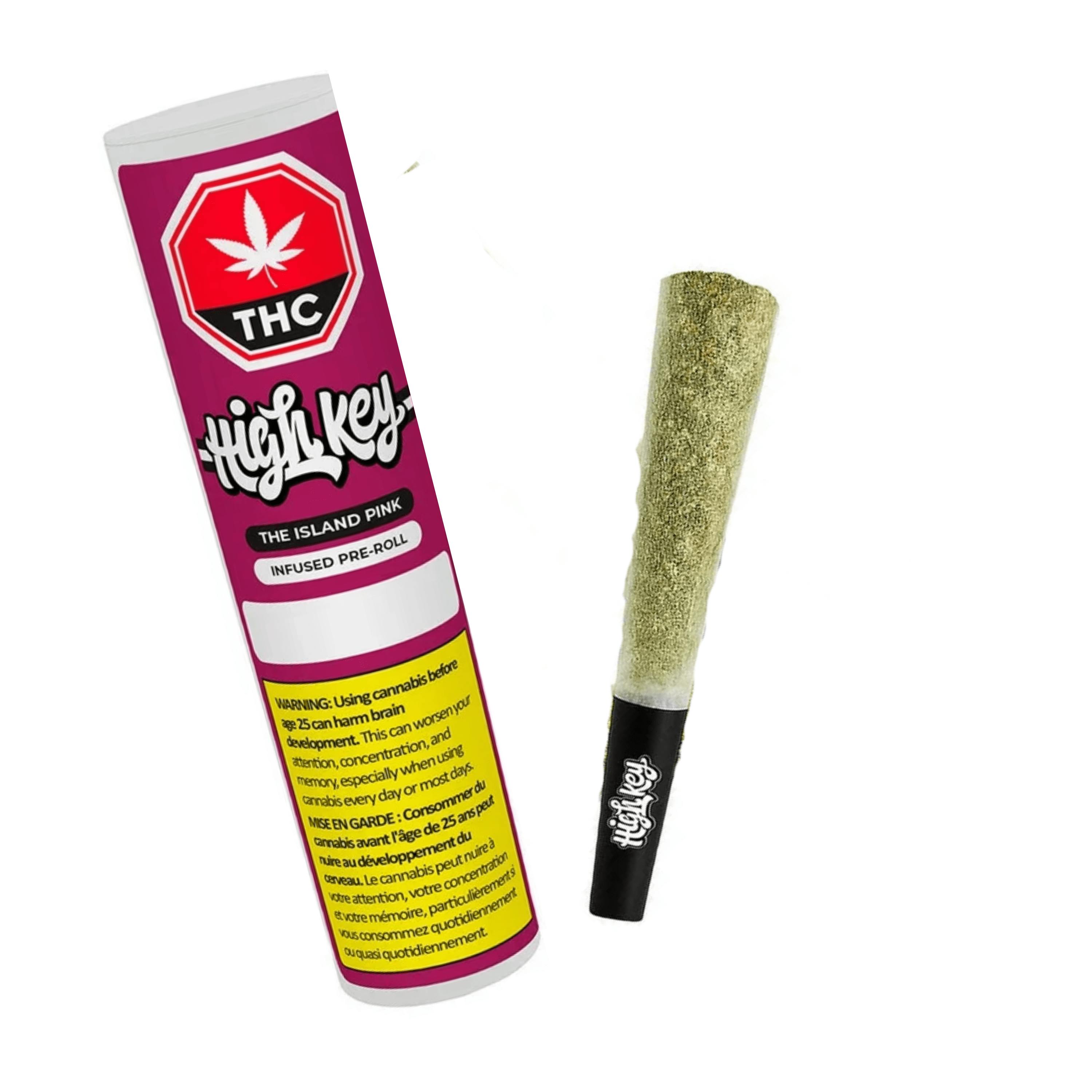The Island Pink Triple Infused Pre-Roll 1x1g [High Key]