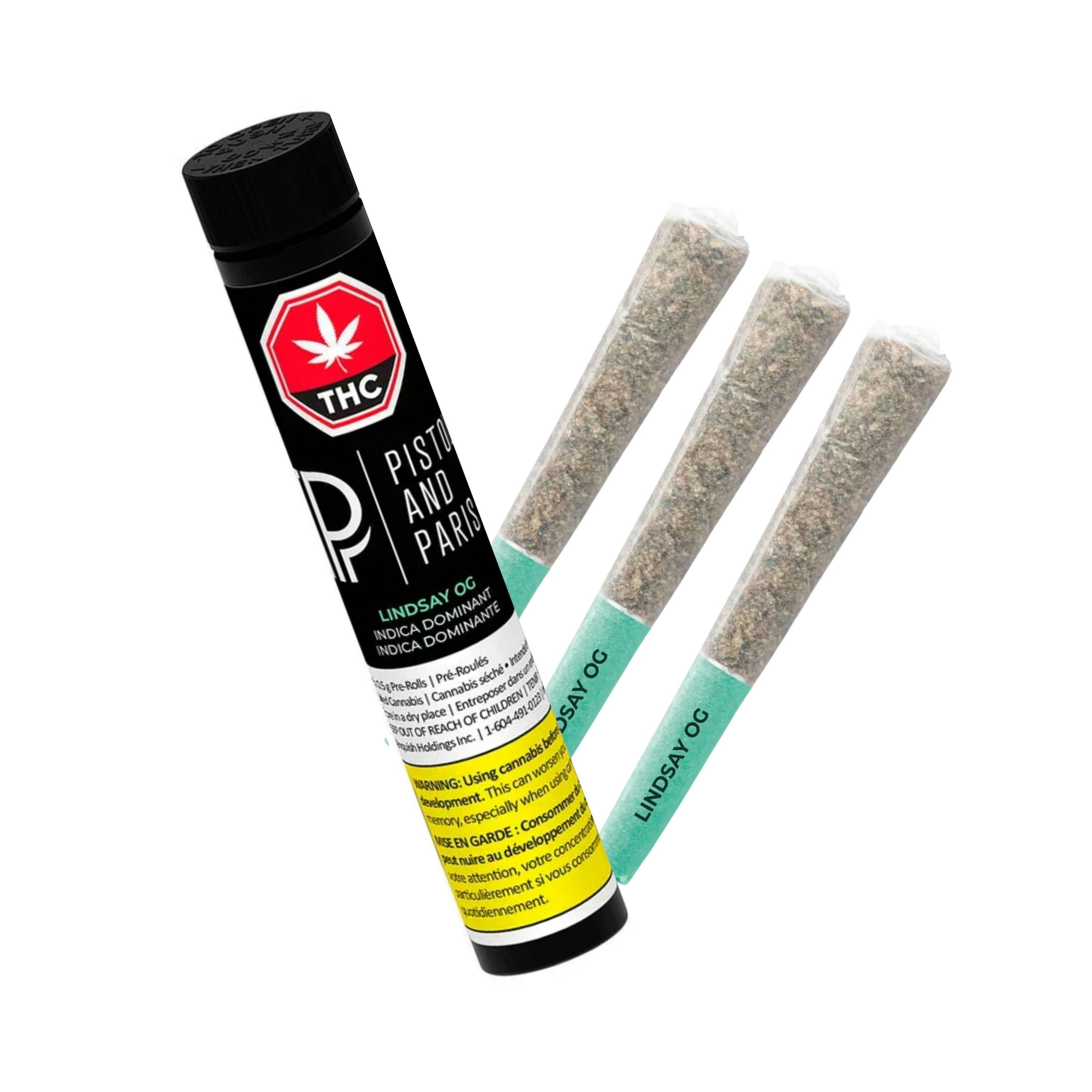 Lindsay OG Pre-Roll 3x0.5g [Pistol and Paris]