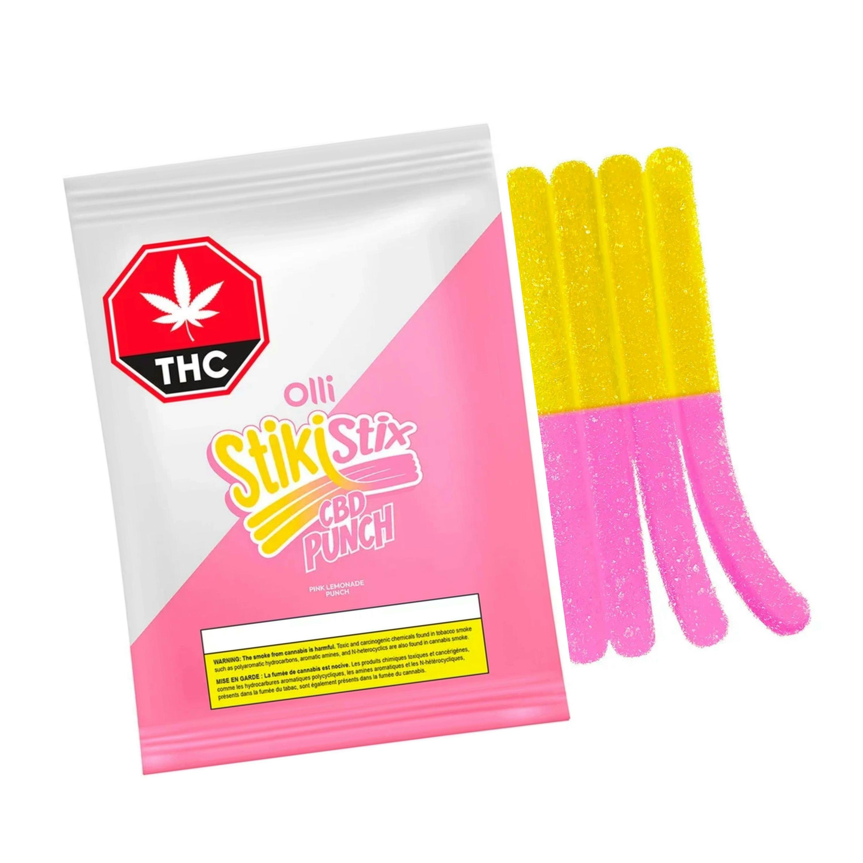 100 CBD Pink Lemonade Punch Gummy 1 Pack by Olli StikiStix
