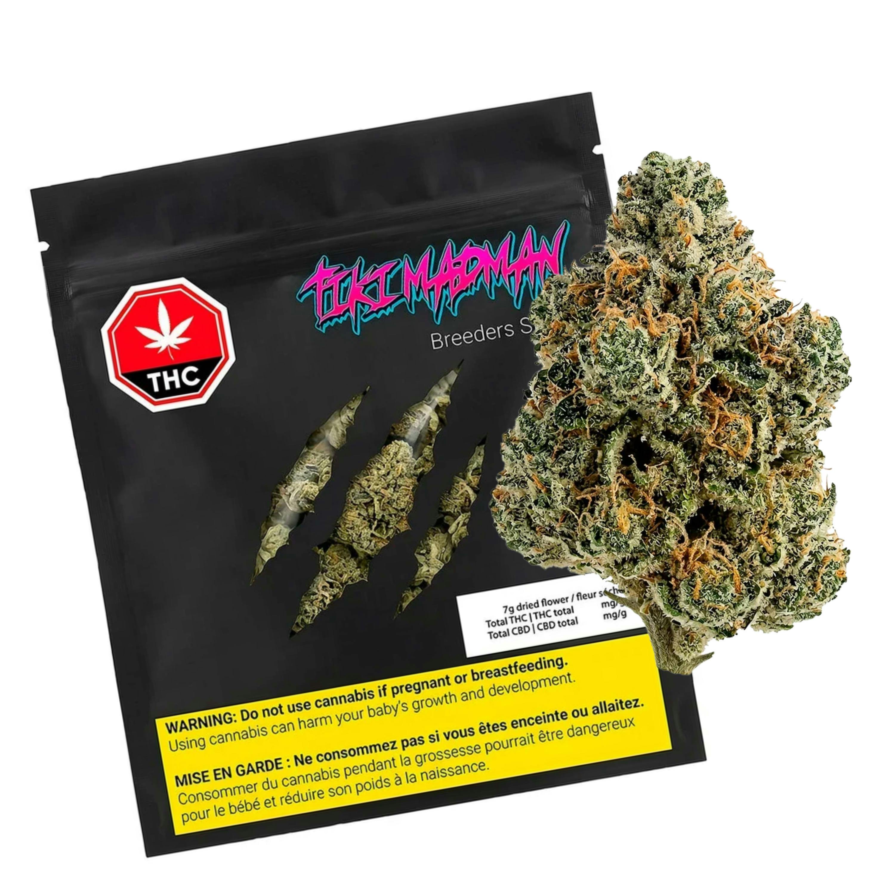Breeders Stash (ICC x Pablo's Revenge) 7g Dried Flower [Tiki Madman]