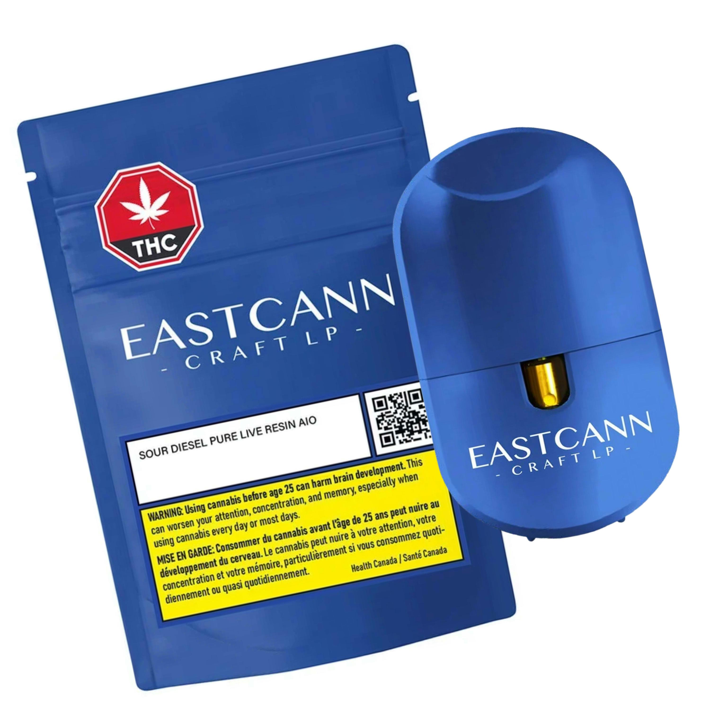 Sour Diesel Pure Live Resin AIO Disposable 1g [Eastcann]