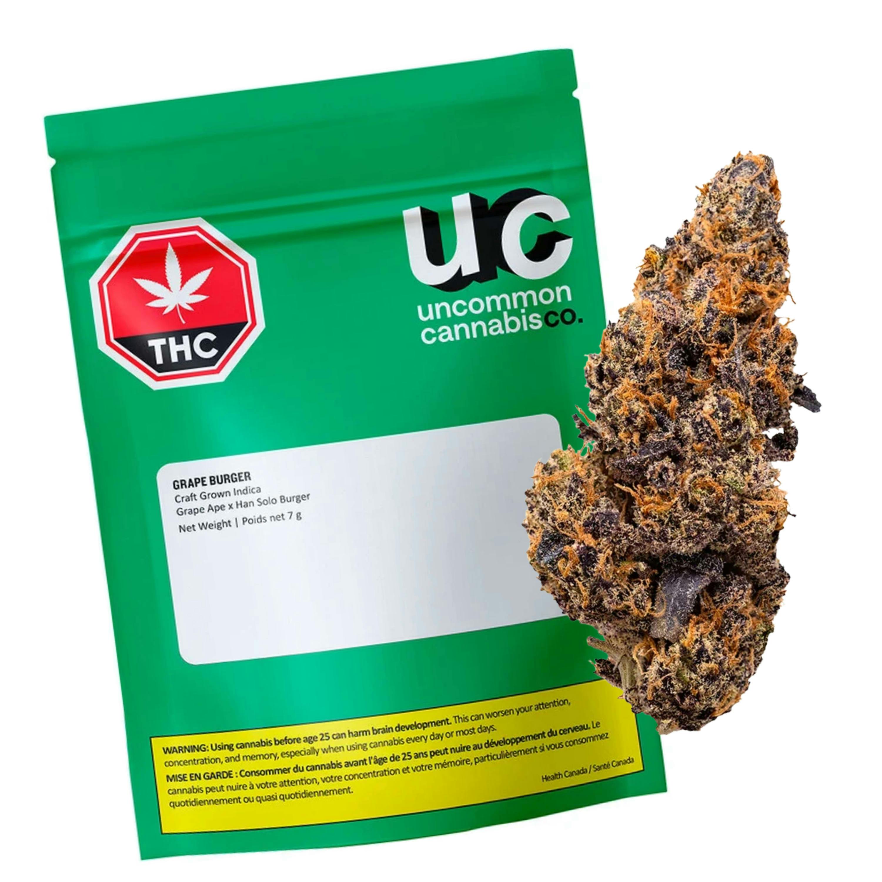 Grape Burger 7g Dried Flower by Uncommon Cannabis Co.