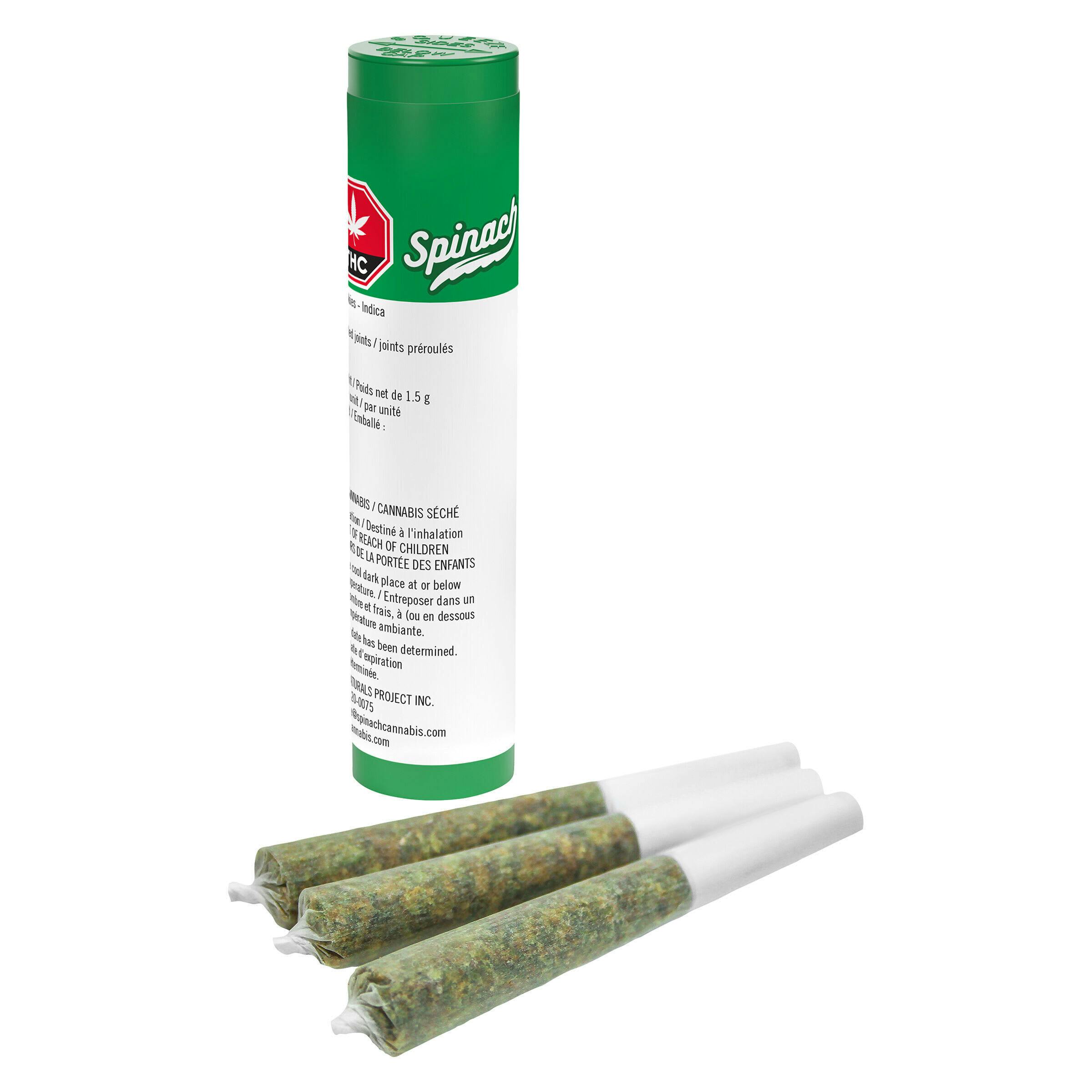 3pack GMO Pre-Rolls 3x0.5g [Spinach]