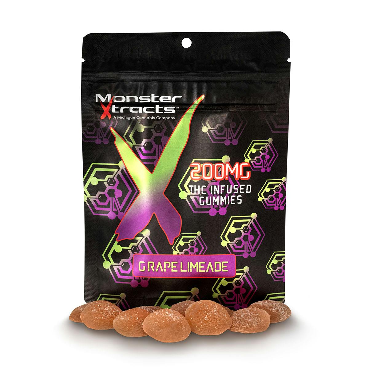 Grape Limeade | 10x20mg 200mg THC Gummy