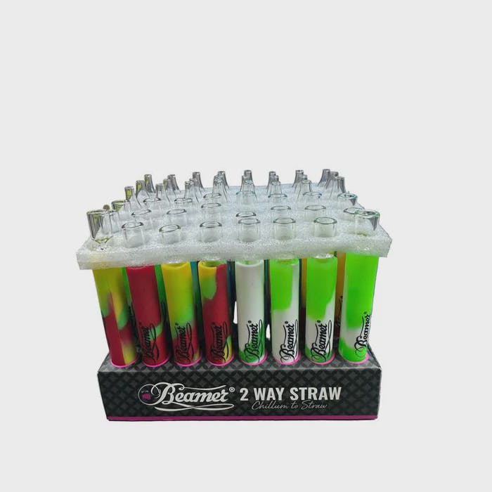 5″ Silicone & Glass 2-in-1 Chillum & Straw – Reversible Tip at Dealz Cannabis Collective