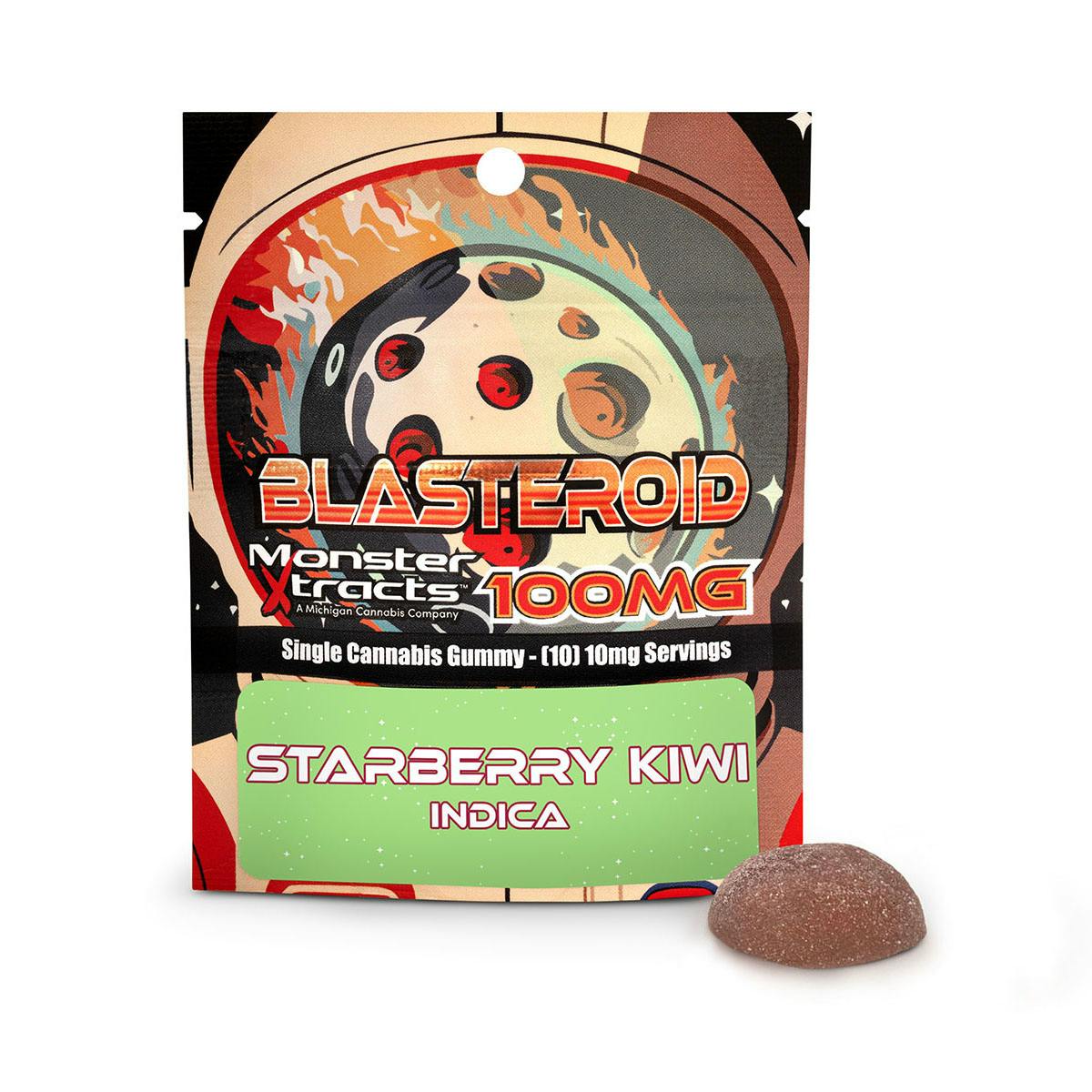 Starberry Kiwi | Blasteroid | Monster Xtracts | 100 mg Gummy at Dealz Cannabis Collective