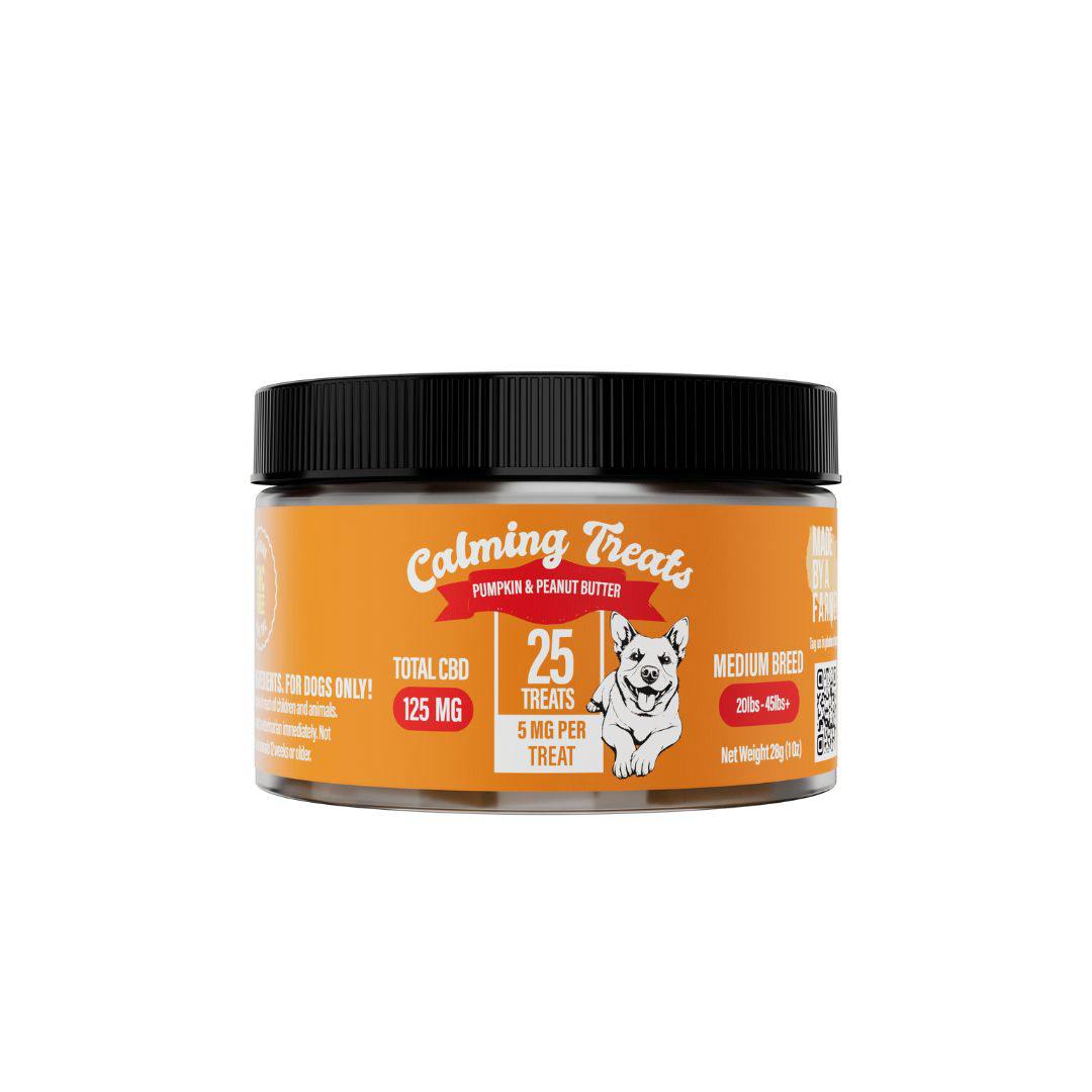 Calming | CBD Dog Treats | 125mg | Medium Breed