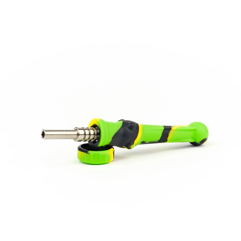 Silicone Assorted Colors Dab Straw