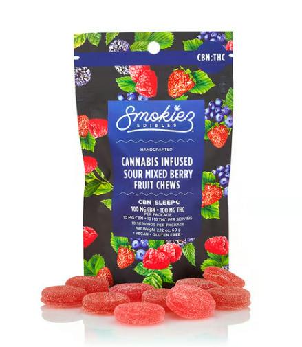 Ratioed Sour Mixed Berry Fruit Chew 100mg (10-Pack | 10mg Each)