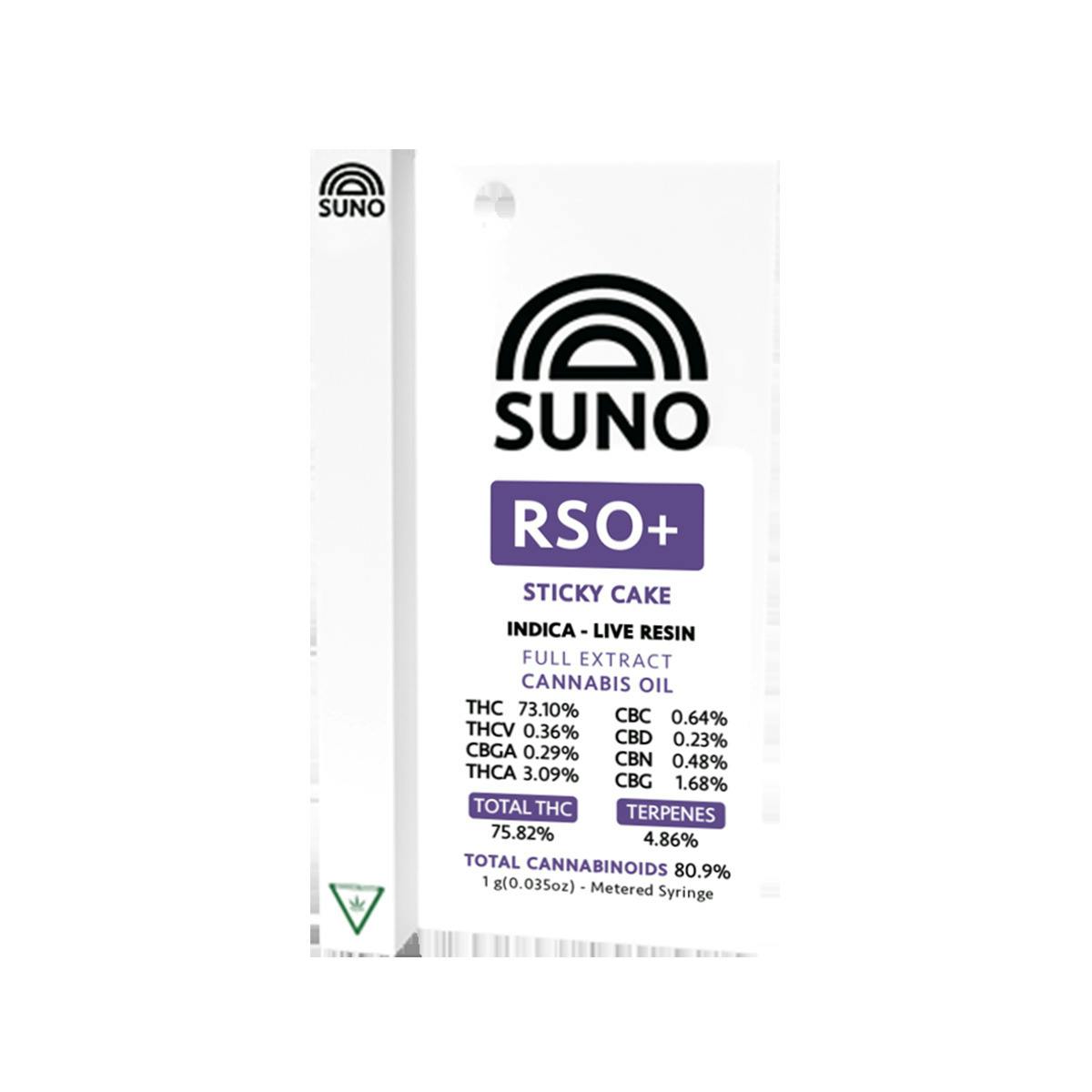 Live Resin RSO Sticky Cake Syringe