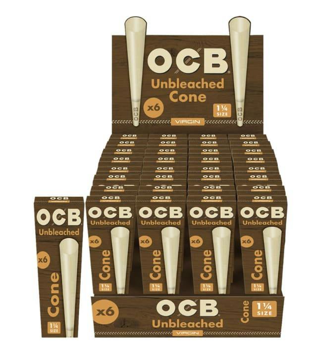 Unbleaches Cones 1 1/4 - 6/pk