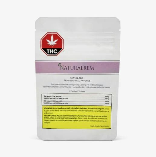 THC:CBD Transdermal Patch - Naturalrem