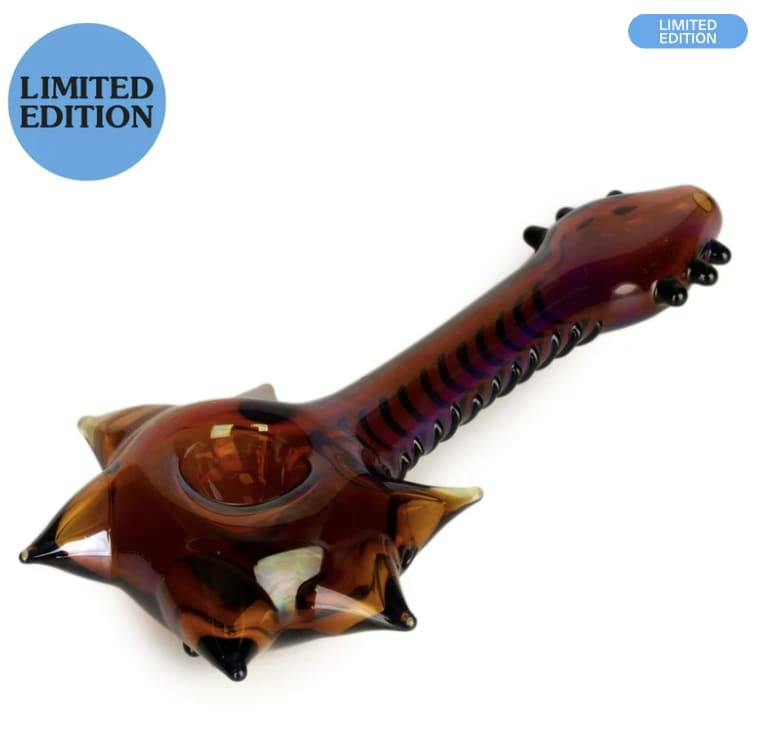 6" Guitar Hand Pipe - Amber