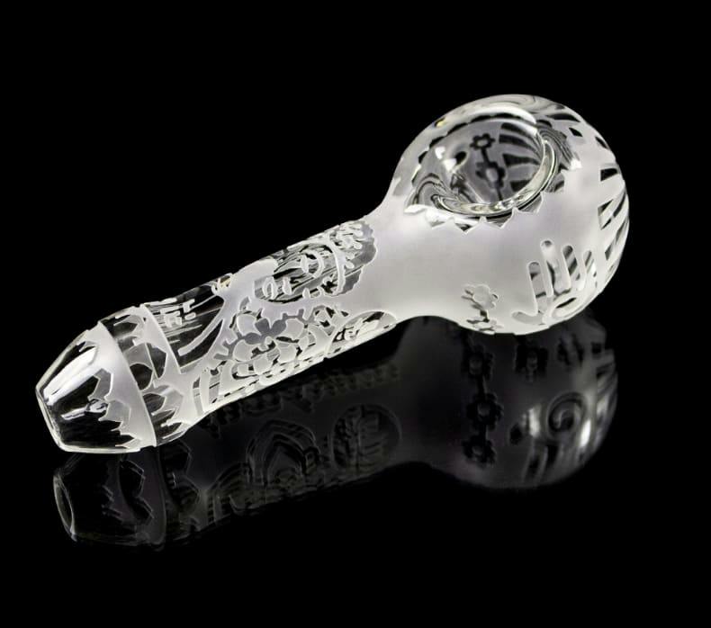 Buddha Hand Pipe - Clear