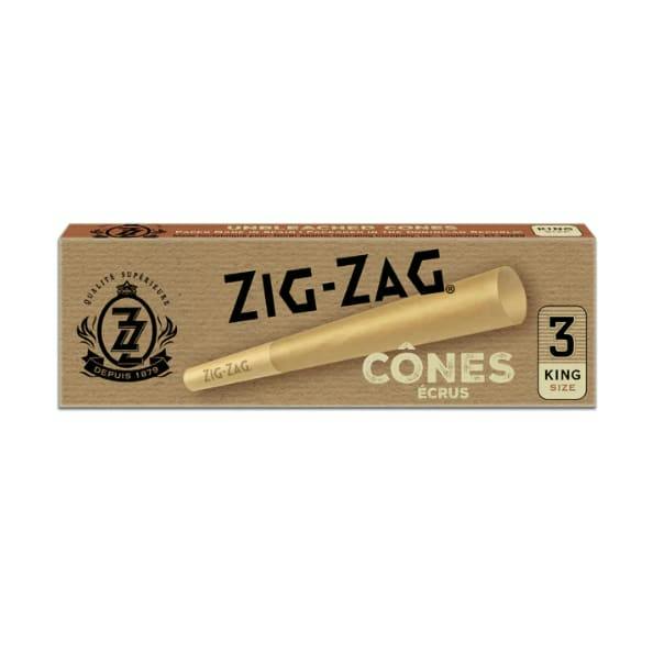 Zig Zag Unbleached King Size