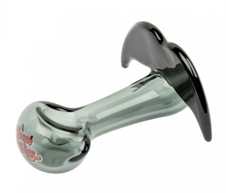 4" Moustache Ride Hand Pipe - Smoke