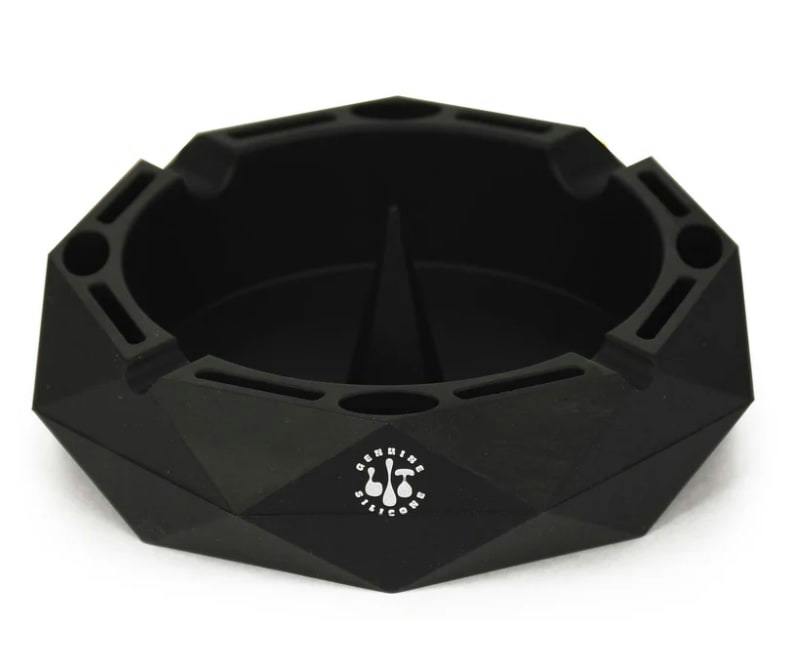 5" Round Ashtray - Black