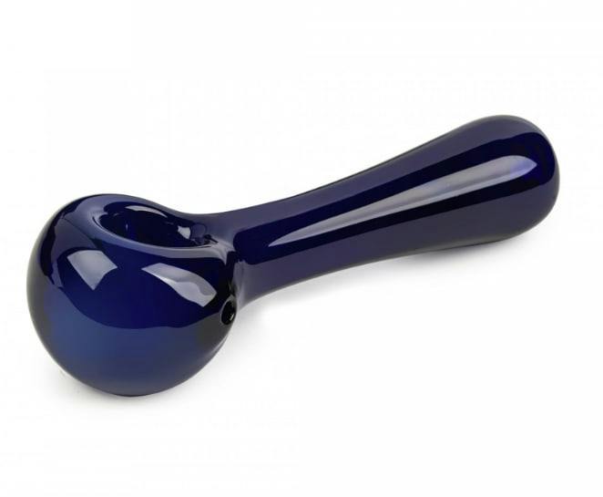 4.5" Spoon Hand Pipe - Blue