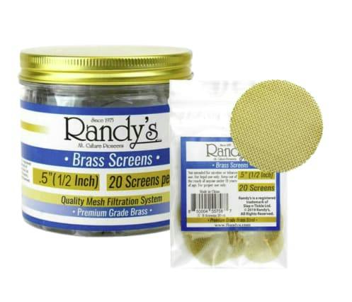 Randy's .5" Brass Screens - 20pk