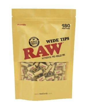 Raw Pre Rolled Tips Bag WIDE - 180