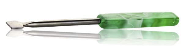 Red Eye Glass 6" Dab Tool - Green