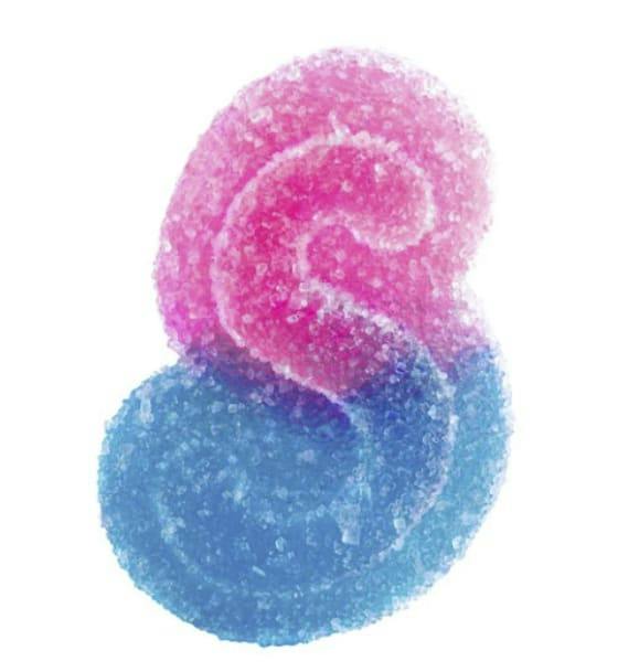 Fully Blasted Blue Raspberry Watermelon Gummy - 1x10mg THC