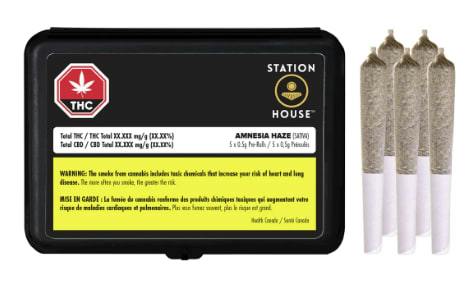 Amnesia Haze Pre-Rolls - 5x0.5g