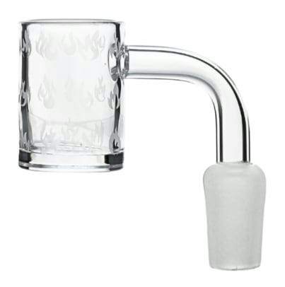 14mm 90Degree - Clear Flame Banger