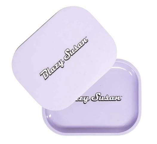 Purple Rolling Tray w/ Lid