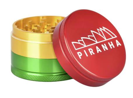 Piranha 3pc 56mm Grind-and-Store Aluminum Grinder - Rasta