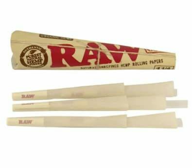 Raw Cones - Organic Hemp 1 1/4 - 6 pack