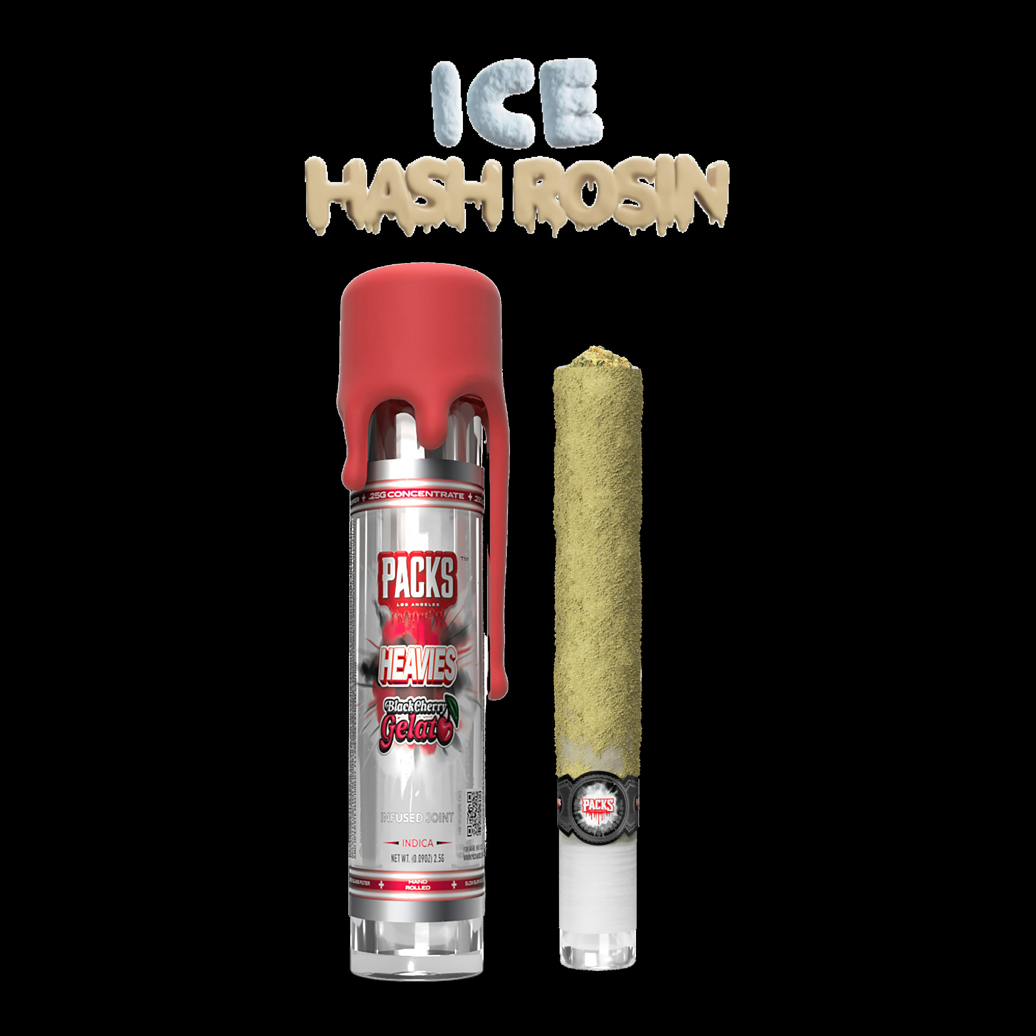 Black Cherry Gelato | 2.5G Hash Rosin Infused Preroll