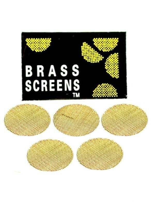 Brass Pipe Screen - 5 Pack at Budzooka Weed Dispensary