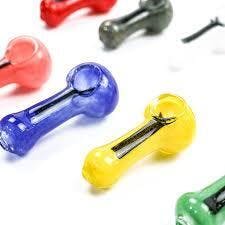 2.5" Glass Hand Pipe Diachro Heavy