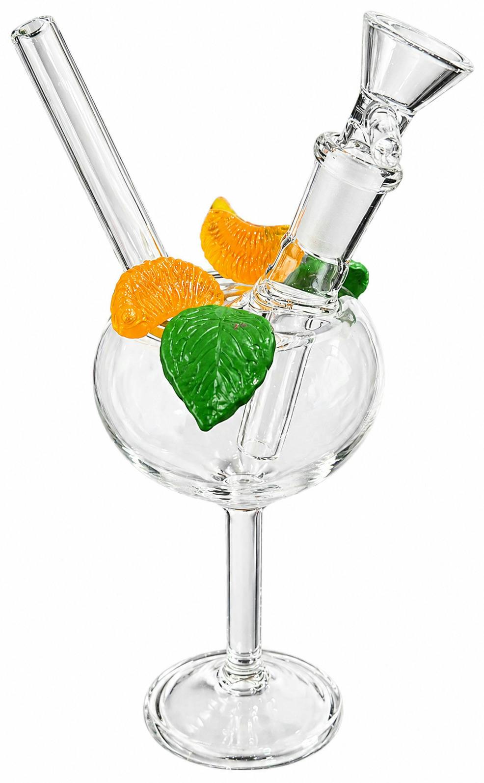 Coupe Fruit Glass Water Pipe Bong