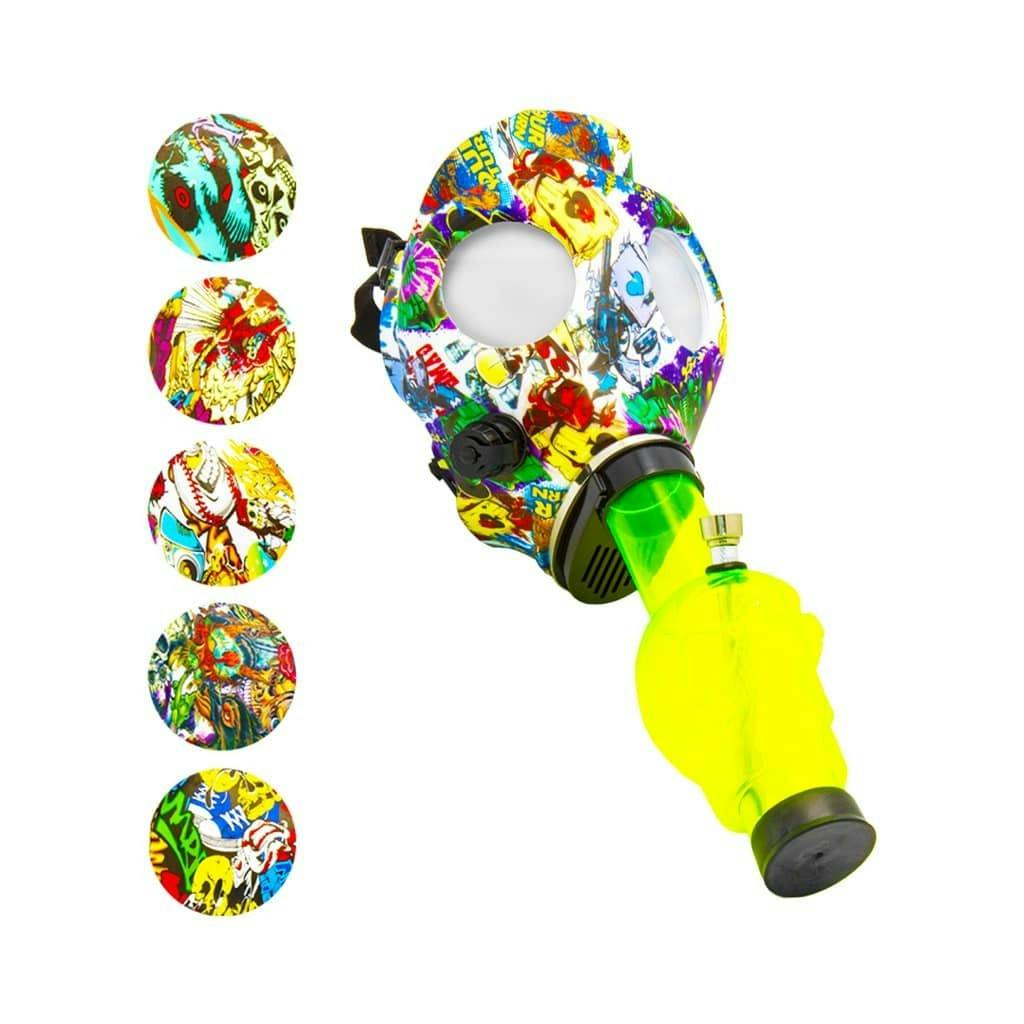 Gas Mask Bong - Multicolor